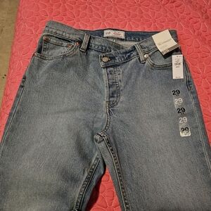GAP Women's Light Blue Straight Leg Jeans